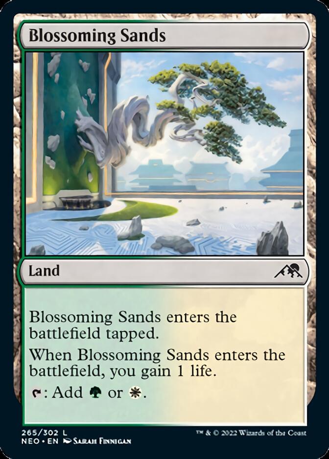 Blossoming Sands [Kamigawa: Neon Dynasty] | Card Merchant Takapuna