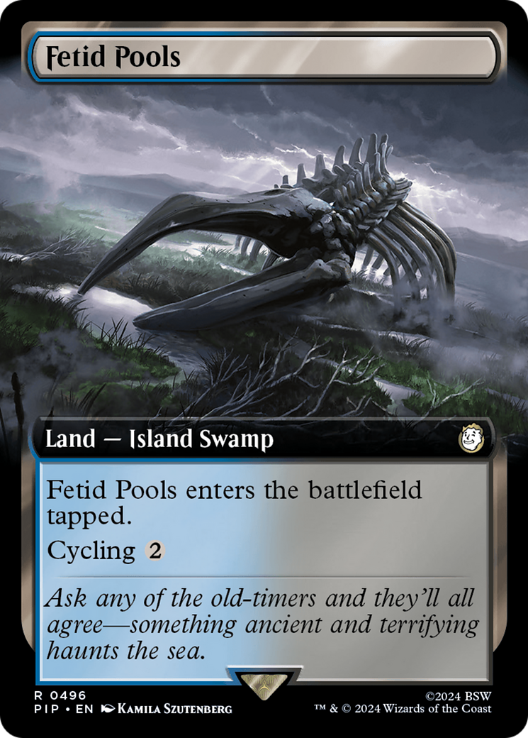 Fetid Pools (Extended Art) [Fallout] | Card Merchant Takapuna