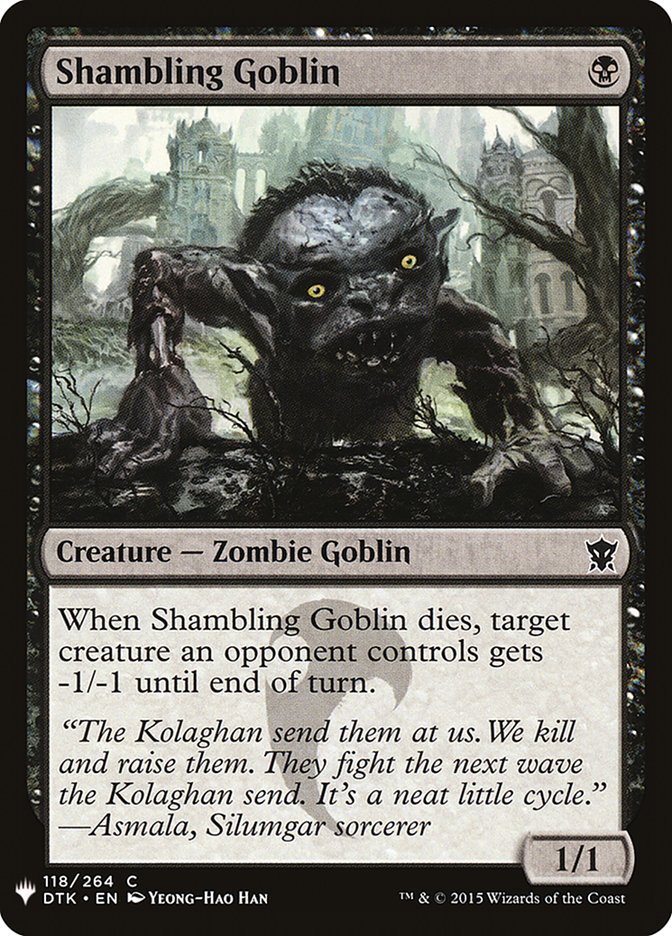 Shambling Goblin [Mystery Booster] | Card Merchant Takapuna