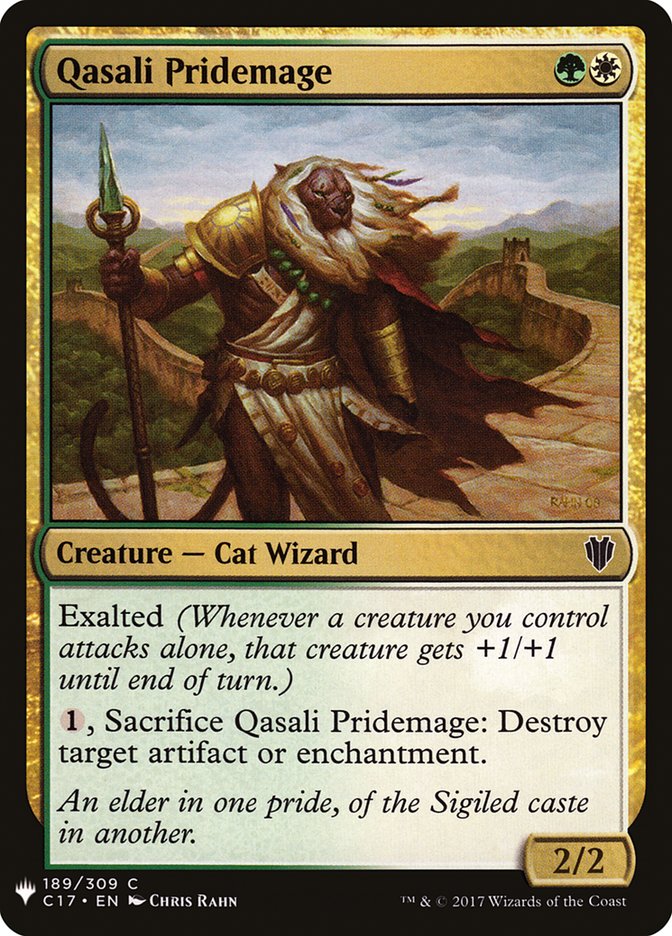 Qasali Pridemage [Mystery Booster] | Card Merchant Takapuna