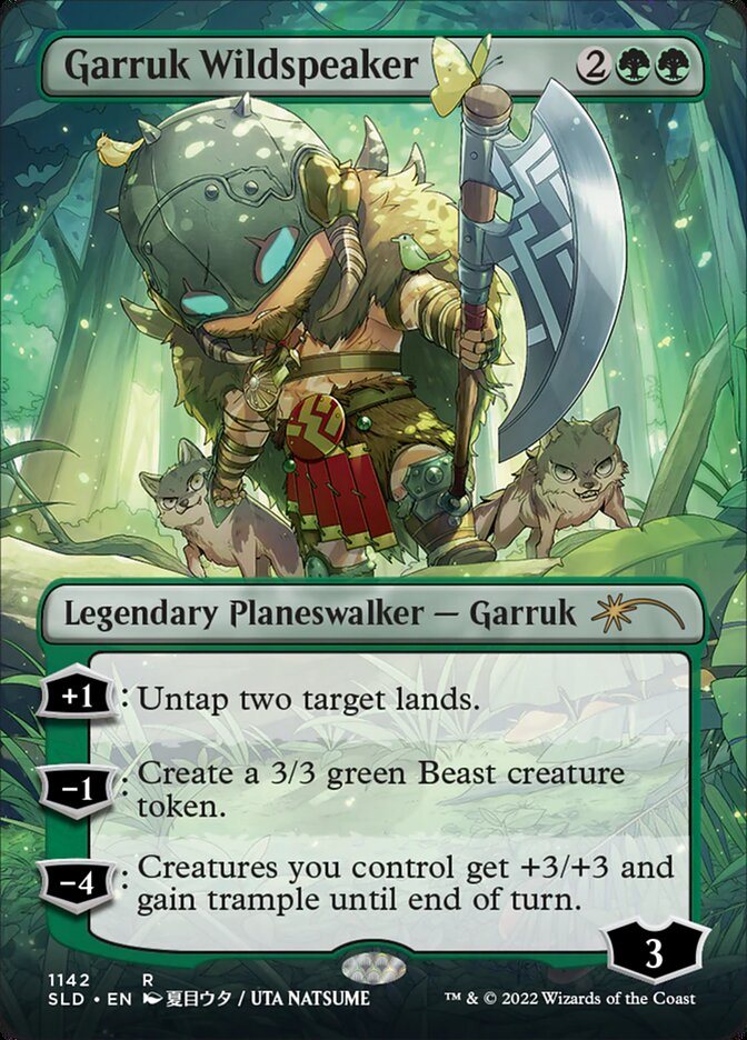 Garruk Wildspeaker (Borderless) [Secret Lair Drop Series] | Card Merchant Takapuna