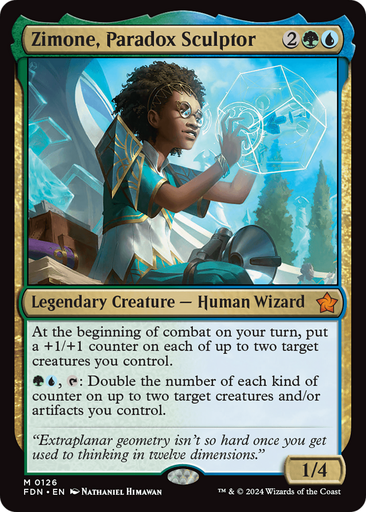 Zimone, Paradox Sculptor [Foundations] | Card Merchant Takapuna