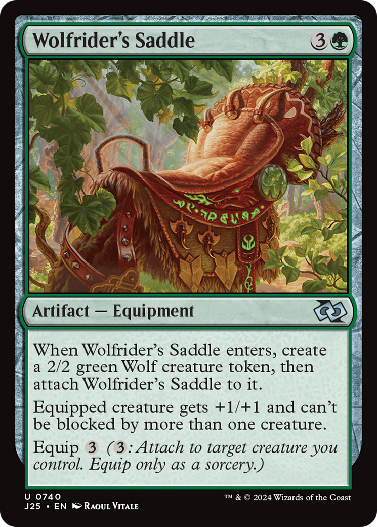 Wolfrider's Saddle [Foundations Jumpstart] | Card Merchant Takapuna