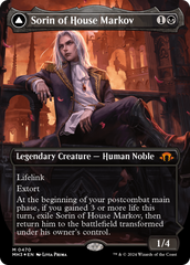 Sorin of House Markov // Sorin, Ravenous Neonate (Borderless) (Textured Foil) [Modern Horizons 3] | Card Merchant Takapuna