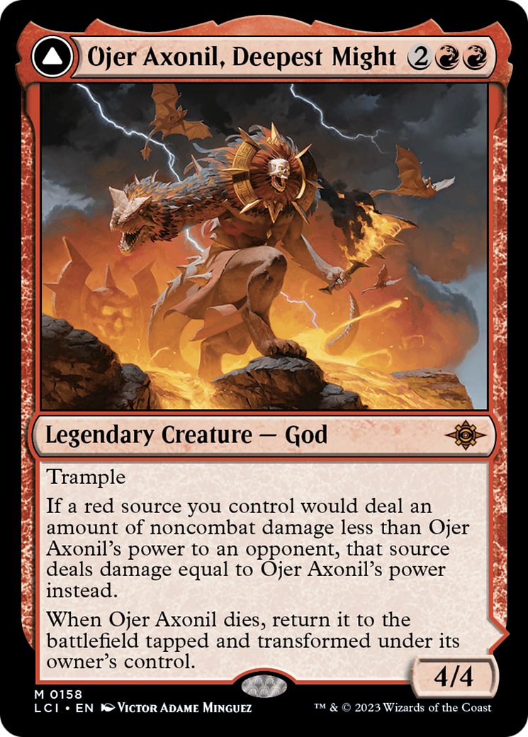 Ojer Axonil, Deepest Might // Temple of Power [The Lost Caverns of Ixalan] | Card Merchant Takapuna