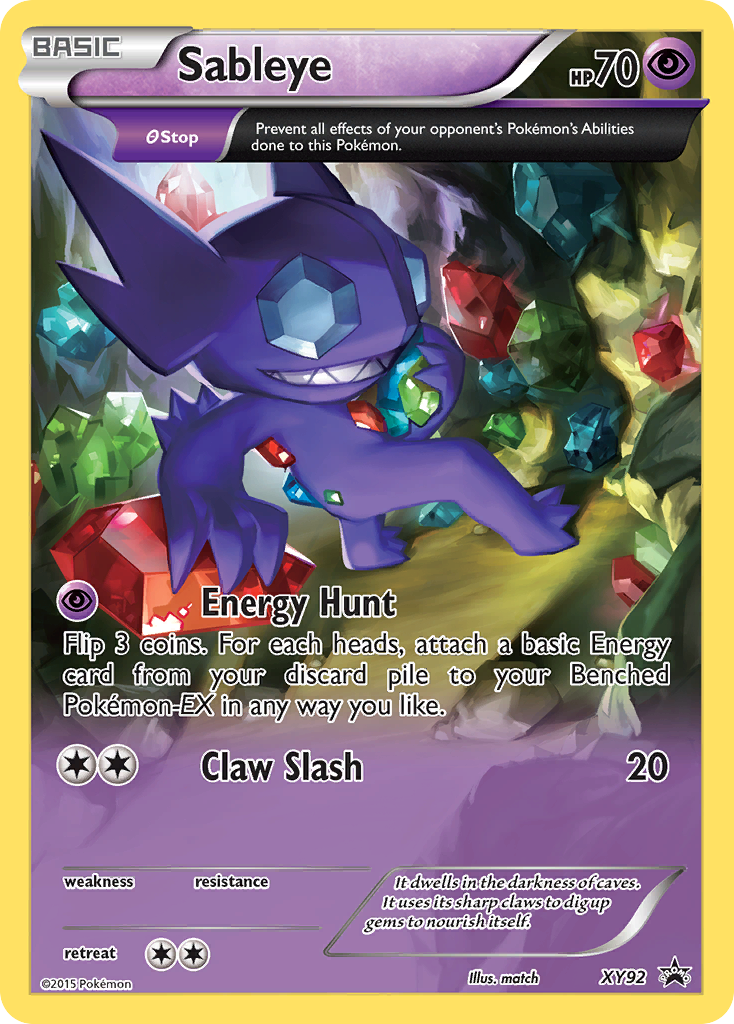 Sableye (XY92) [XY: Black Star Promos] | Card Merchant Takapuna