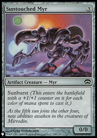 Suntouched Myr [The List] | Card Merchant Takapuna