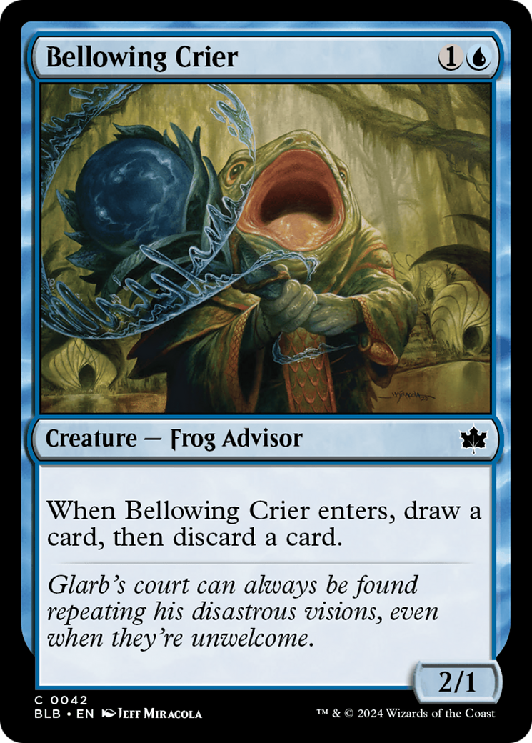 Bellowing Crier [Bloomburrow] | Card Merchant Takapuna