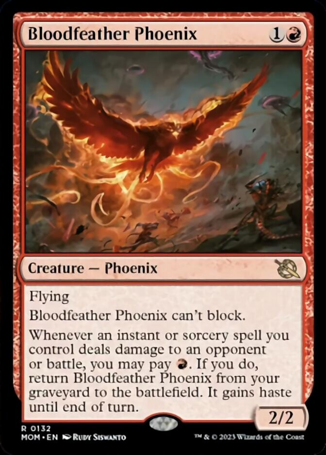 Bloodfeather Phoenix [March of the Machine] | Card Merchant Takapuna