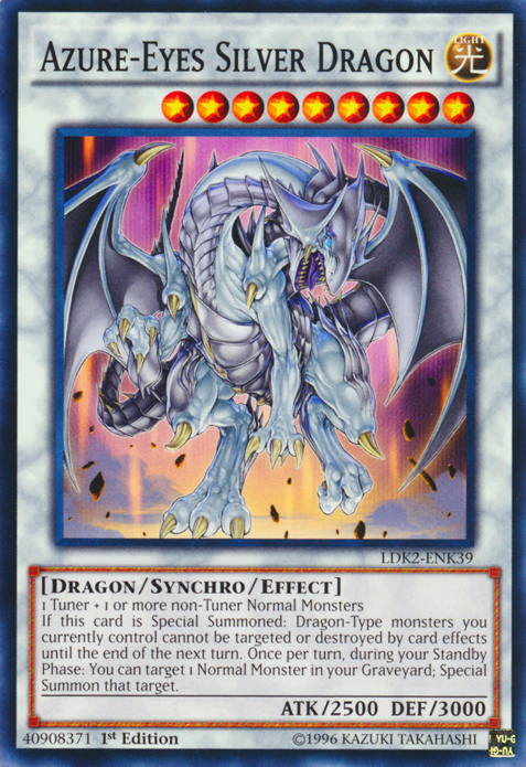 Azure-Eyes Silver Dragon [LDK2-ENK39] Common | Card Merchant Takapuna