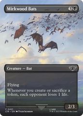 Mirkwood Bats (Borderless Alternate Art) [The Lord of the Rings: Tales of Middle-Earth] | Card Merchant Takapuna