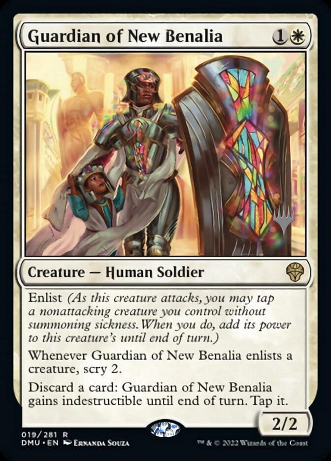 Guardian of New Benalia (Promo Pack) [Dominaria United Promos] | Card Merchant Takapuna