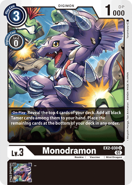 Monodramon [EX2-030] [Digital Hazard] | Card Merchant Takapuna