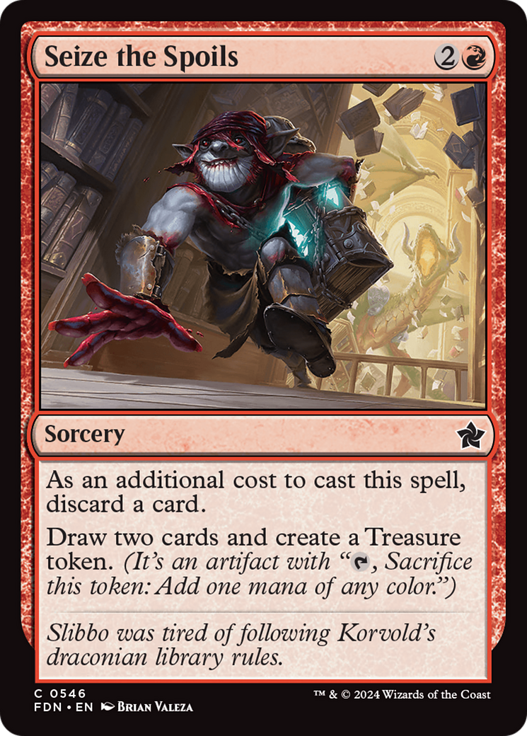 Seize the Spoils [Foundations] | Card Merchant Takapuna