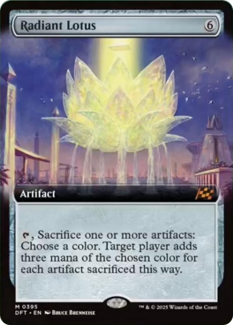 Radiant Lotus (Extended Art) [Aetherdrift] | Card Merchant Takapuna