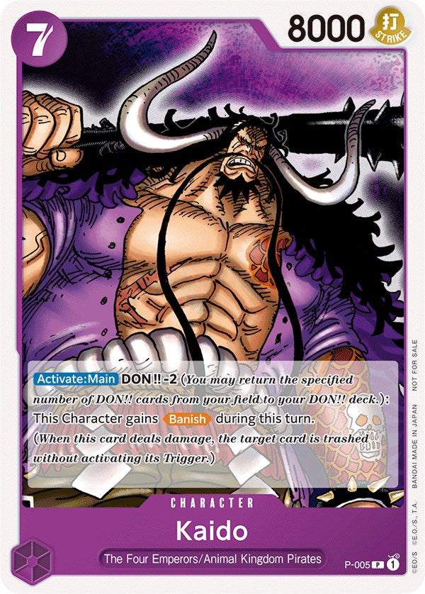 Kaido (Promotion Pack 2022) [One Piece Promotion Cards] | Card Merchant Takapuna