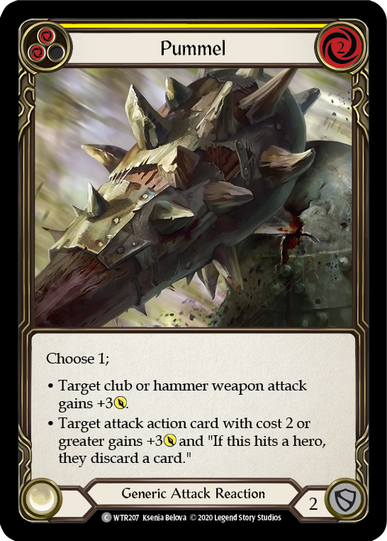 Pummel (Yellow) [U-WTR207] (Welcome to Rathe Unlimited)  Unlimited Normal | Card Merchant Takapuna