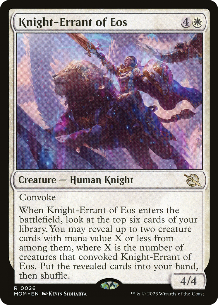 Knight-Errant of Eos [March of the Machine] | Card Merchant Takapuna