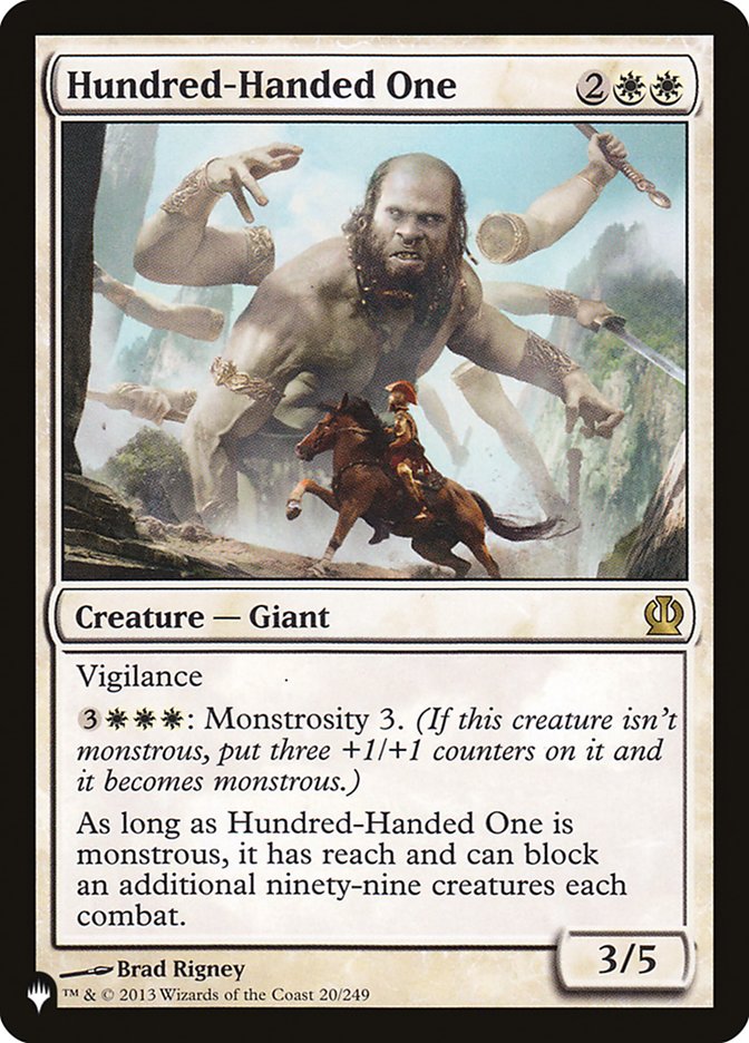 Hundred-Handed One [The List] | Card Merchant Takapuna