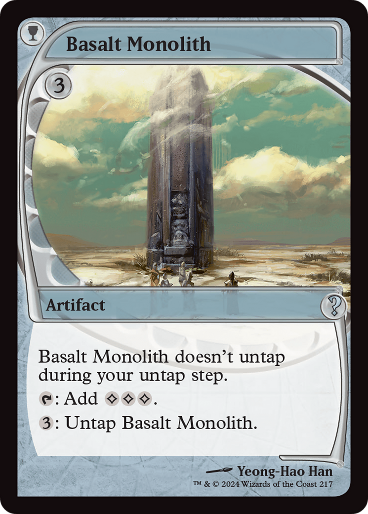 Basalt Monolith (Future Sight) [Mystery Booster 2] | Card Merchant Takapuna