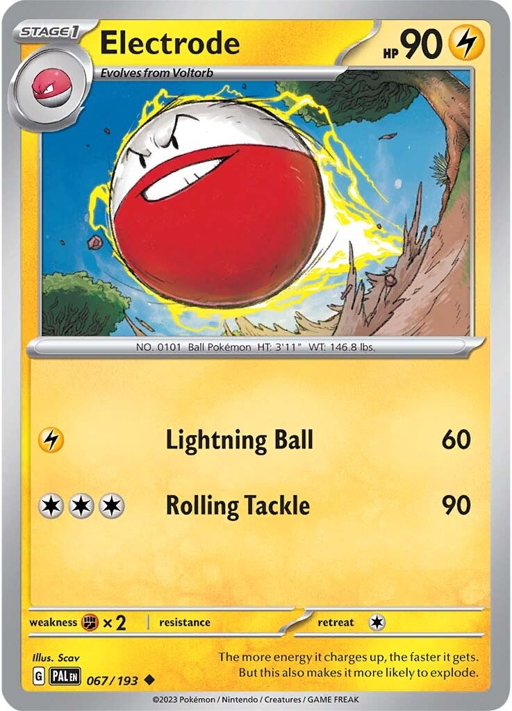 Electrode (067/193) [Scarlet & Violet: Paldea Evolved] | Card Merchant Takapuna