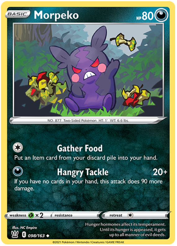 Morpeko (098/163) [Sword & Shield: Battle Styles] | Card Merchant Takapuna