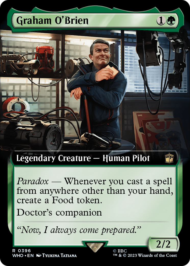 Graham O'Brien (Extended Art) [Doctor Who] | Card Merchant Takapuna