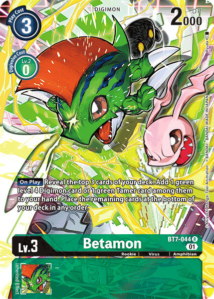 Betamon [BT7-044] (Alternate Art) [Next Adventure] | Card Merchant Takapuna