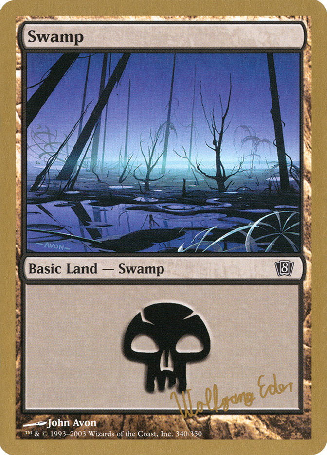 Swamp (we340) (Wolfgang Eder) [World Championship Decks 2003] | Card Merchant Takapuna