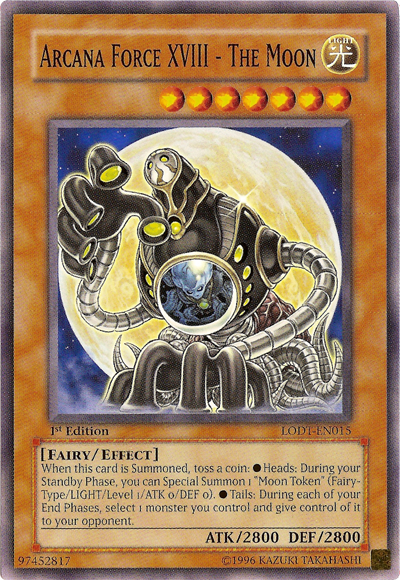 Arcana Force XVIII - The Moon [LODT-EN015] Common | Card Merchant Takapuna