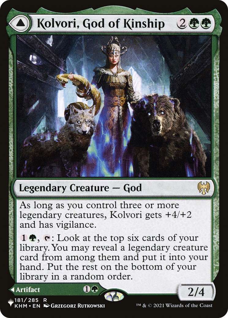 Kolvori, God of Kinship // The Ringhart Crest [Secret Lair: From Cute to Brute] | Card Merchant Takapuna