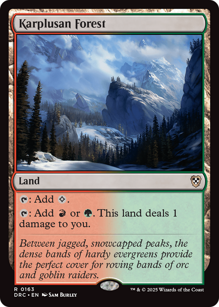 Karplusan Forest [Aetherdrift Commander] | Card Merchant Takapuna