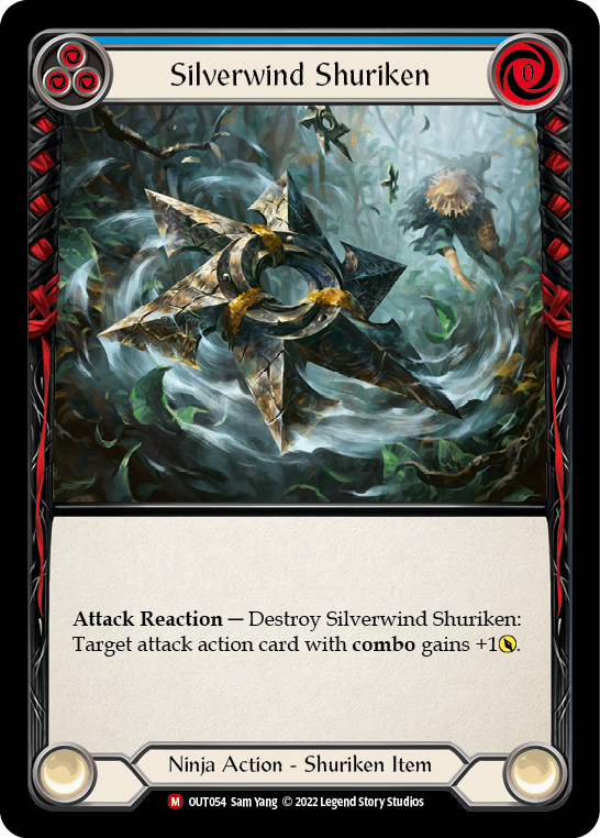 Silverwind Shuriken [OUT054] (Outsiders) | Card Merchant Takapuna