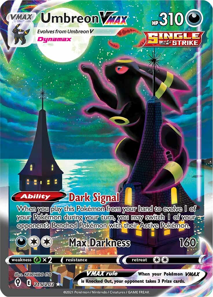 Umbreon VMAX (215/203) [Sword & Shield: Evolving Skies] | Card Merchant Takapuna