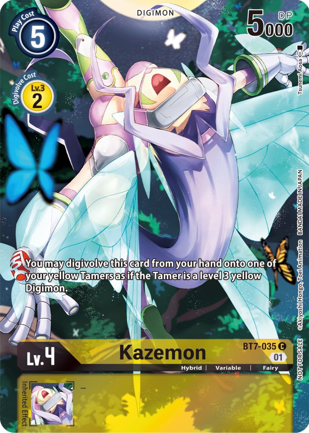 Kazemon [BT7-035] (2nd Anniversary Frontier Card) [Next Adventure Promos] | Card Merchant Takapuna