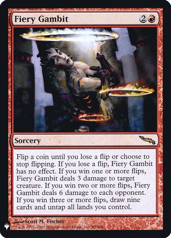 Fiery Gambit [Mystery Booster] | Card Merchant Takapuna