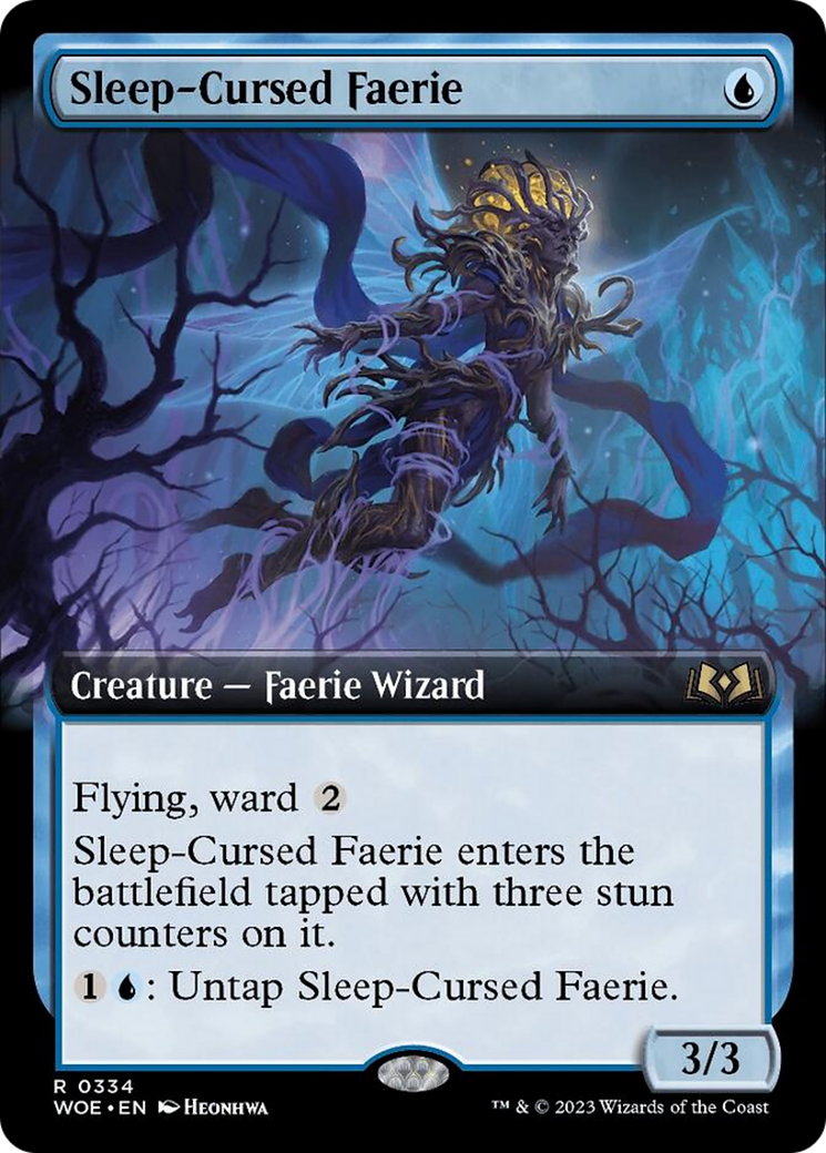 Sleep-Cursed Faerie (Extended Art) [Wilds of Eldraine] | Card Merchant Takapuna