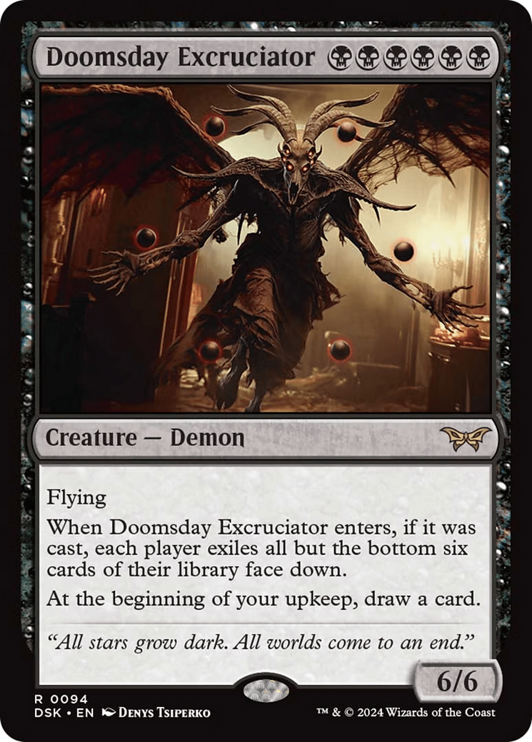 Doomsday Excruciator [Duskmourn: House of Horror] | Card Merchant Takapuna