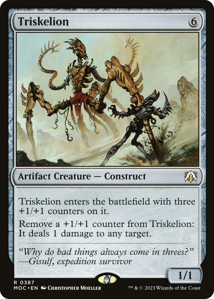 Triskelion [March of the Machine Commander] | Card Merchant Takapuna