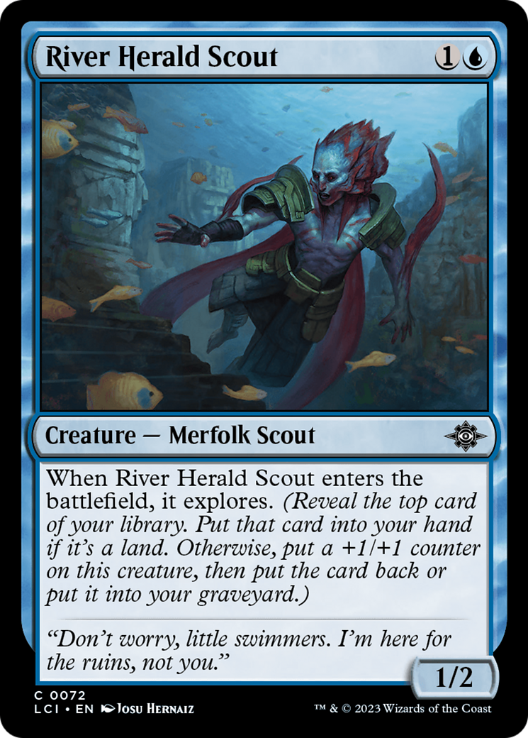 River Herald Scout [The Lost Caverns of Ixalan] | Card Merchant Takapuna