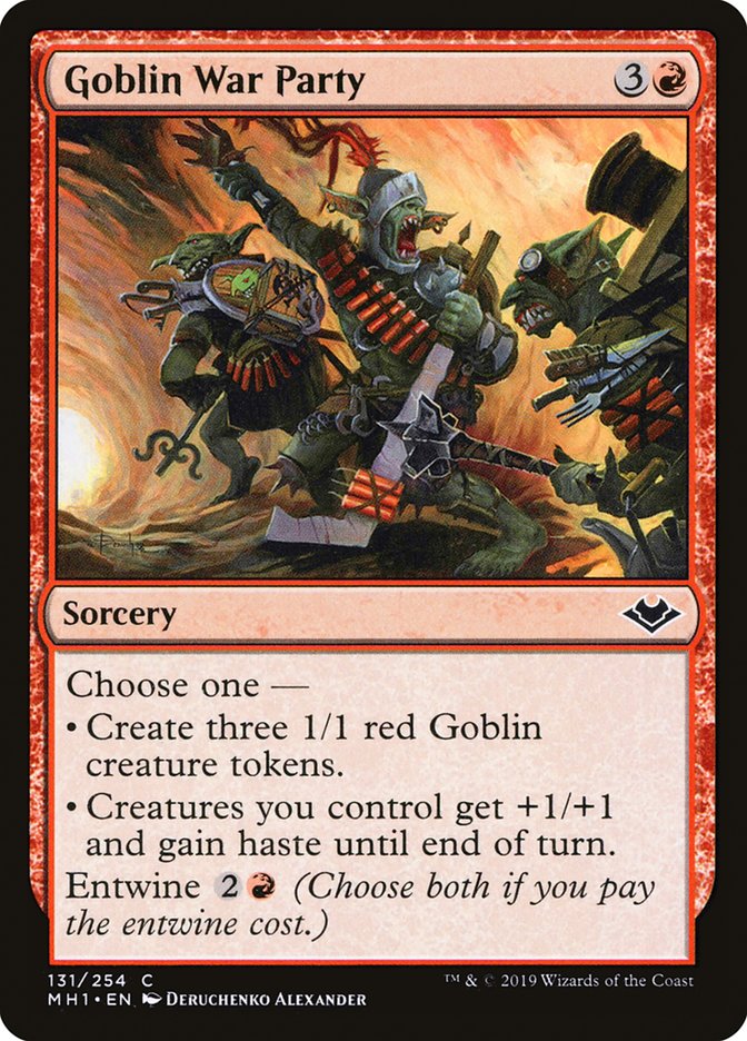 Goblin War Party [Modern Horizons] | Card Merchant Takapuna