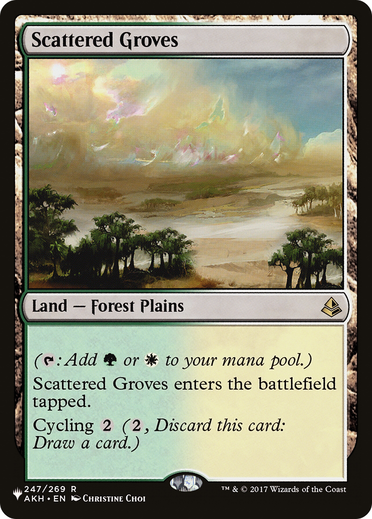 Scattered Groves [Secret Lair: From Cute to Brute] | Card Merchant Takapuna