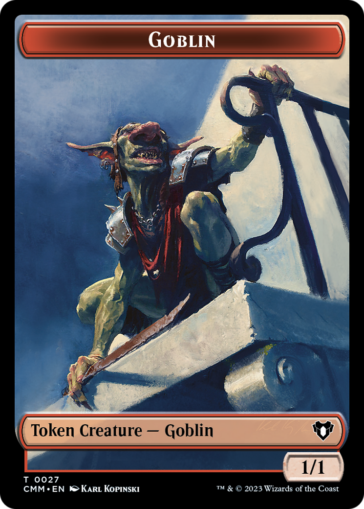 Goblin Token [Commander Masters Tokens] | Card Merchant Takapuna