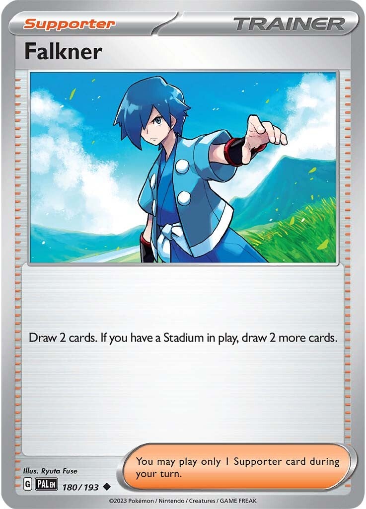 Falkner (180/193) [Scarlet & Violet: Paldea Evolved] | Card Merchant Takapuna