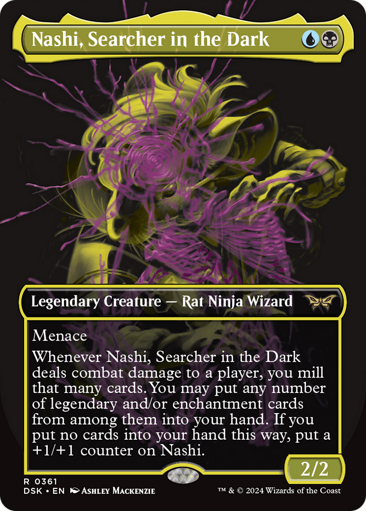 Nashi, Searcher in the Dark (Showcase) [Duskmourn: House of Horror] | Card Merchant Takapuna