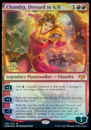 Chandra, Dressed to Kill [Innistrad: Crimson Vow Prerelease Promos] | Card Merchant Takapuna