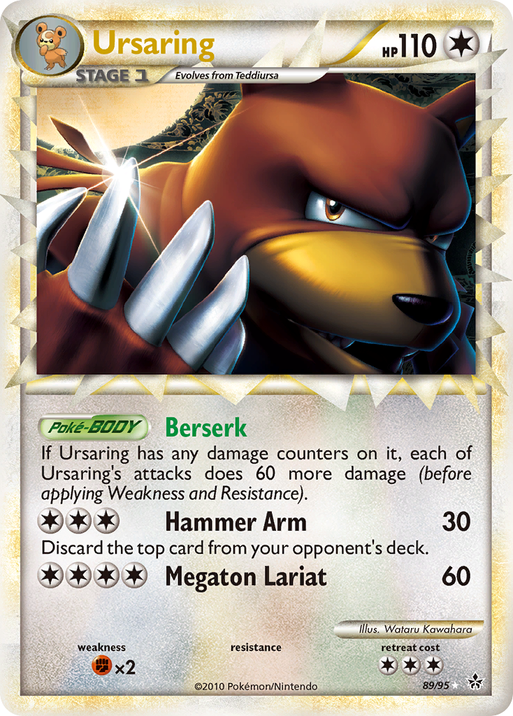 Ursaring (89/95) [HeartGold & SoulSilver: Unleashed] | Card Merchant Takapuna