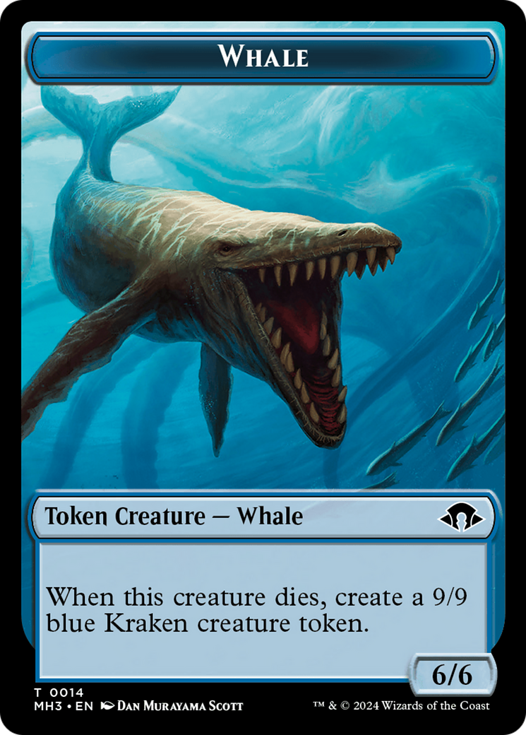 Whale // Energy Reserve Double-Sided Token [Modern Horizons 3 Tokens] | Card Merchant Takapuna