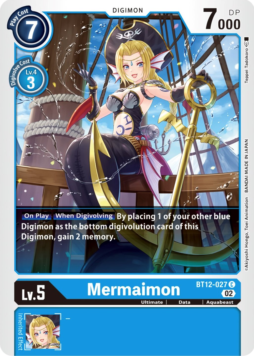 Mermaimon [BT12-027] [Across Time] | Card Merchant Takapuna