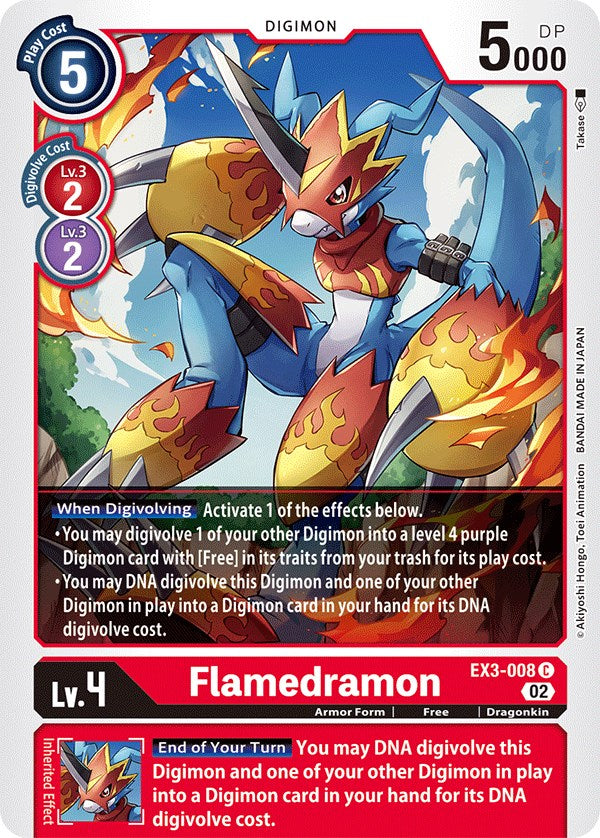 Flamedramon [EX3-008] [Draconic Roar] | Card Merchant Takapuna